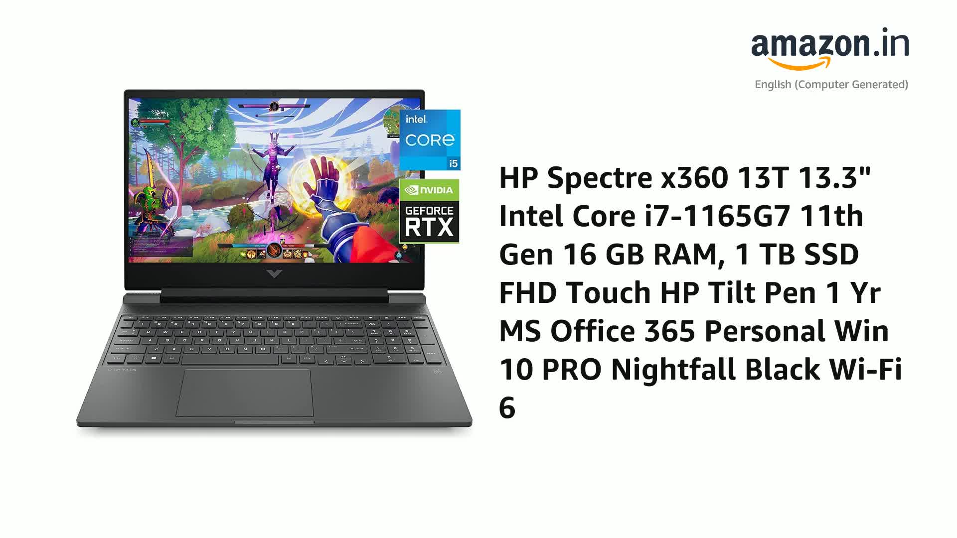 Windowsノート本体 Spectre x360 13-aw2142TU i7 1165G7 16GB Spectre x360 13-aw2142TU i7 1165G7 16GB